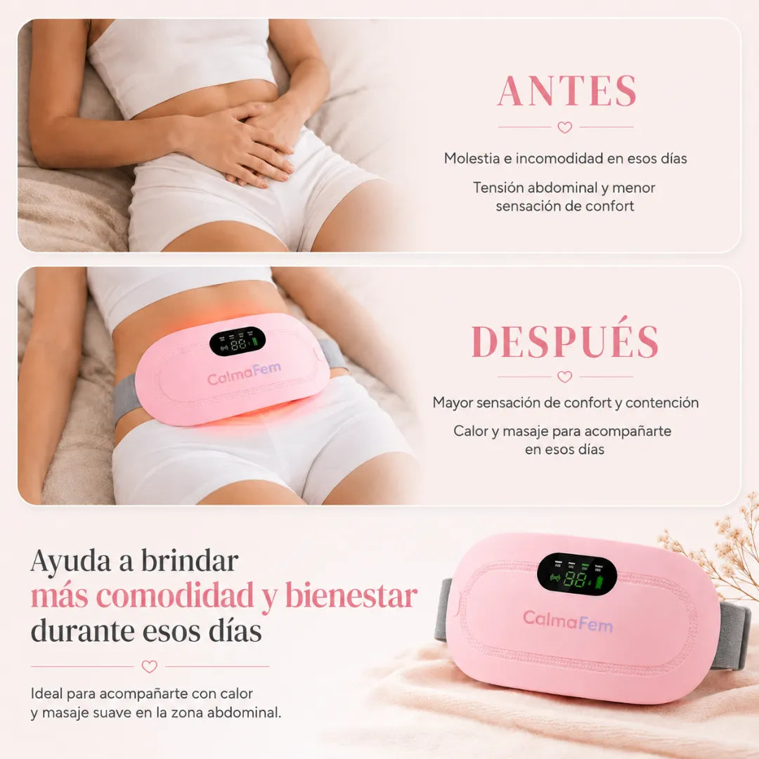 CalmaFem - Cinturón térmico menstrual