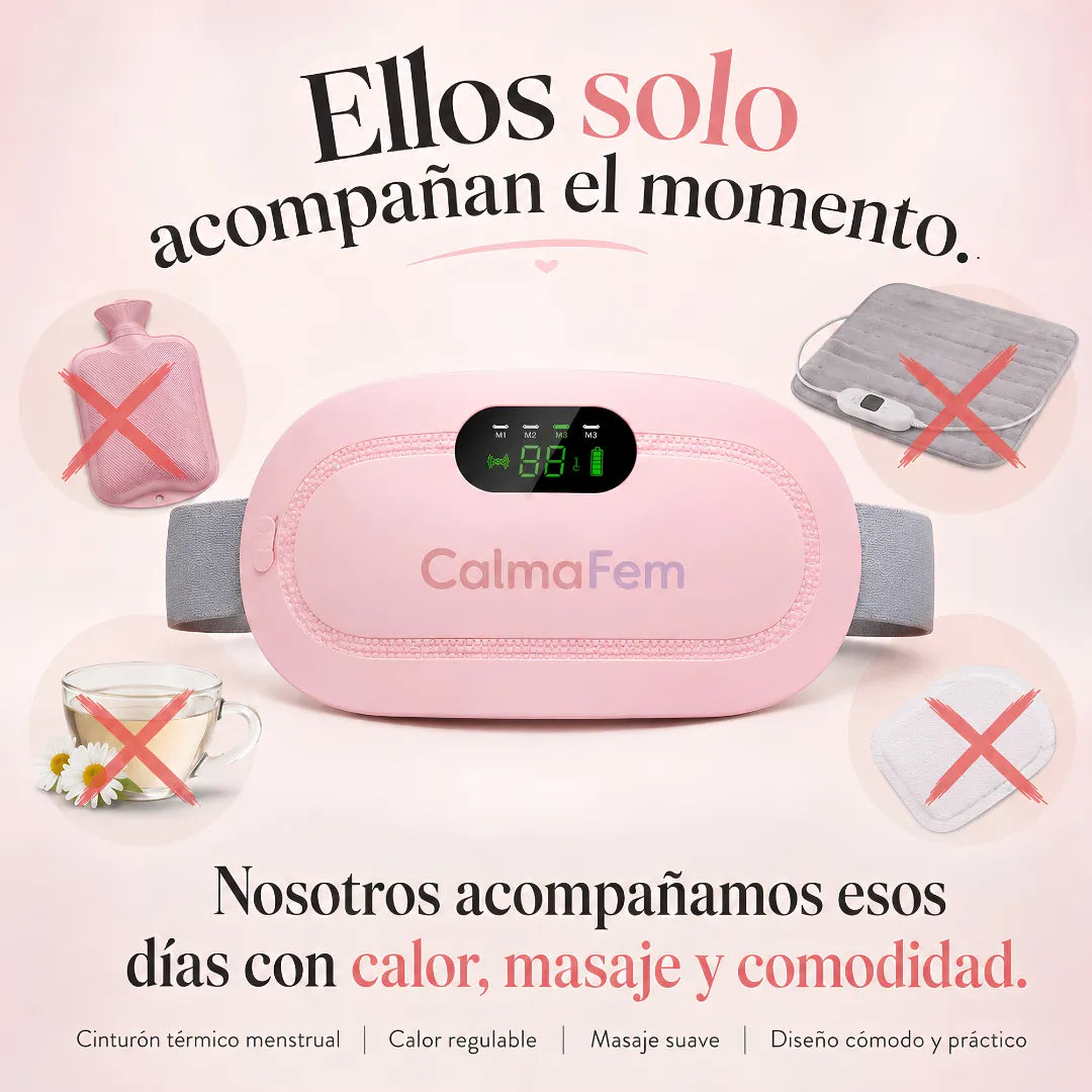 CalmaFem - Cinturón térmico menstrual